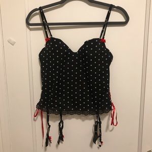 Victoria’s Secret Bustier - Polka Dots
